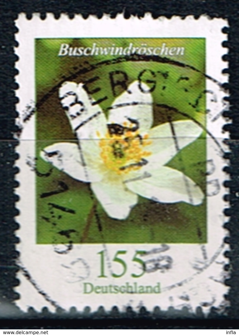 Bund 2019,Michel# 3472 O Blumen: Buschwindröschen - Used Stamps