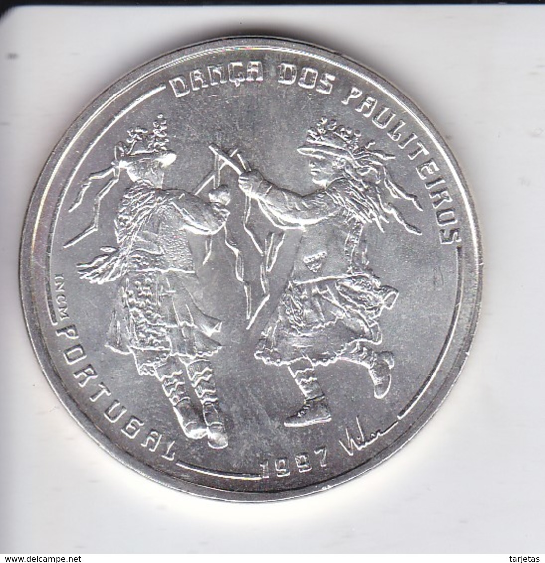 MONEDA DE PLATA DE PORTUGAL DE 1000 ESCUDOS DEL AÑO 1997 - DANÇA PAULITEIROS (SILVER-ARGENT) - Portugal