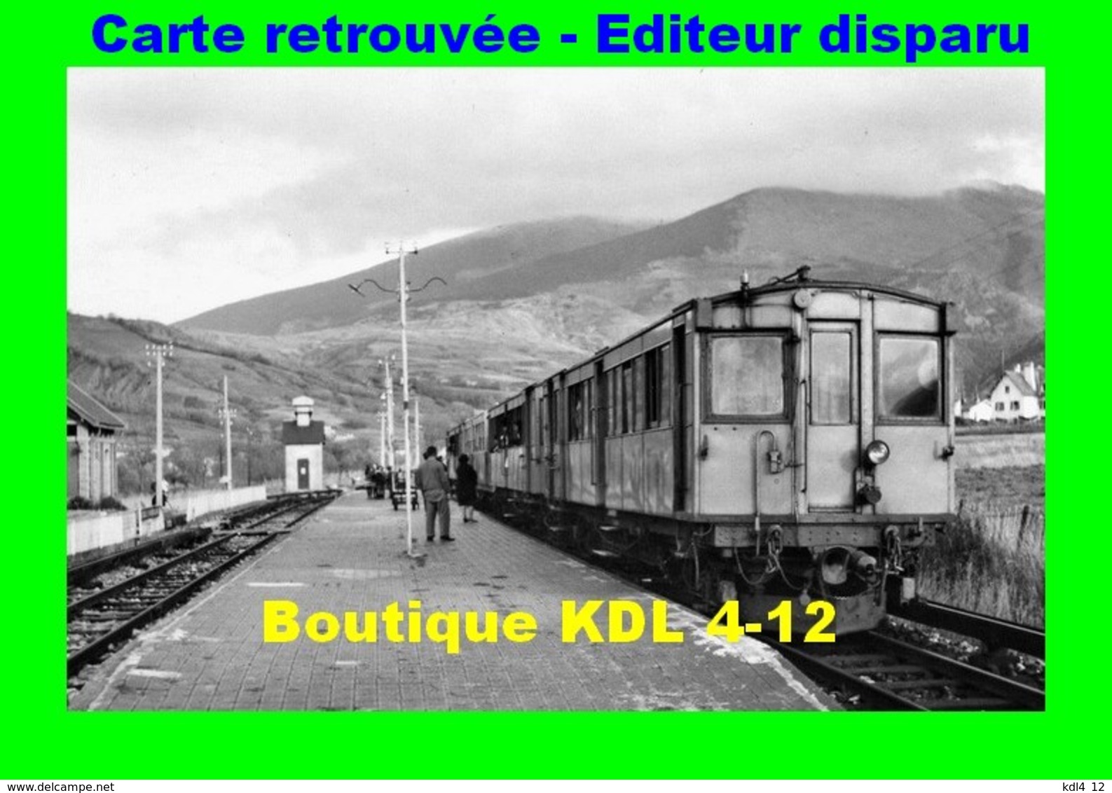 BVA 641-09 - Automotrice Z 100 En Gare - SAILLAGOUSE - Pyrénées Orientales - SNCF - Other & Unclassified