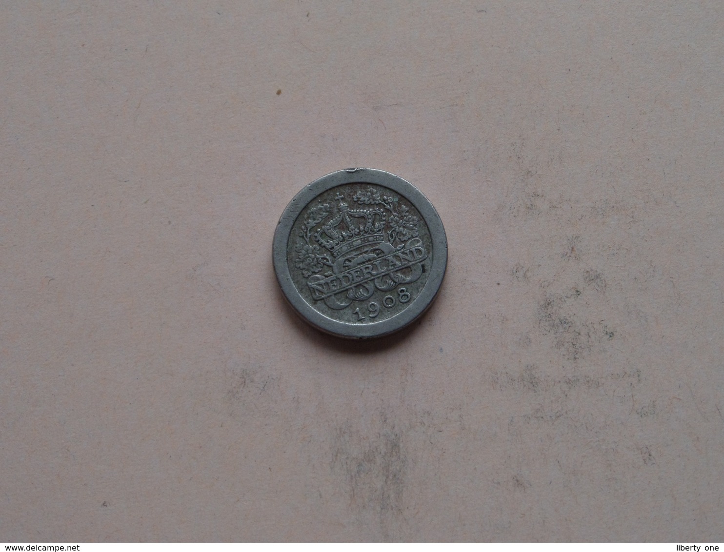 1908 - 5 Cent (913) > ( Uncleaned Coin / For Grade, Please See Photo ) ! - 5 Cent