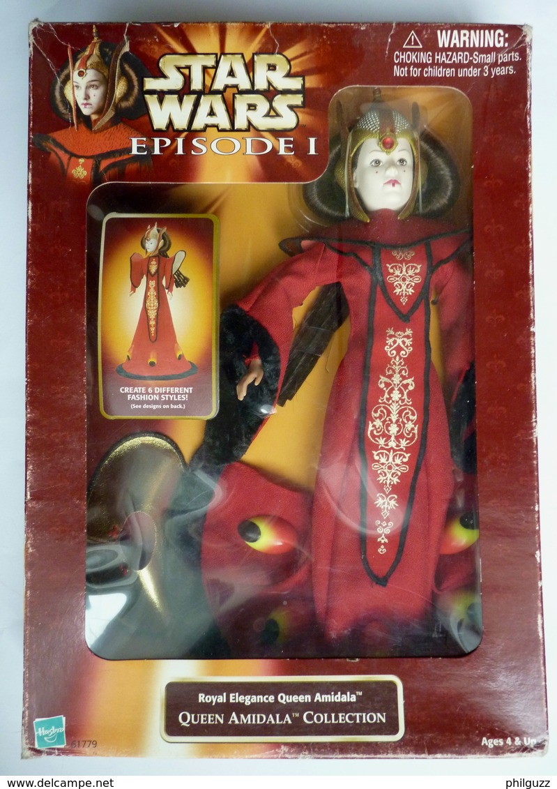 BOITE FIGURINE Poupée 12 Pouces STAR WARS LA GUERRE DES ETOILES - ROYAL ELEGANCE QUEEN AMIDALA - Episode I