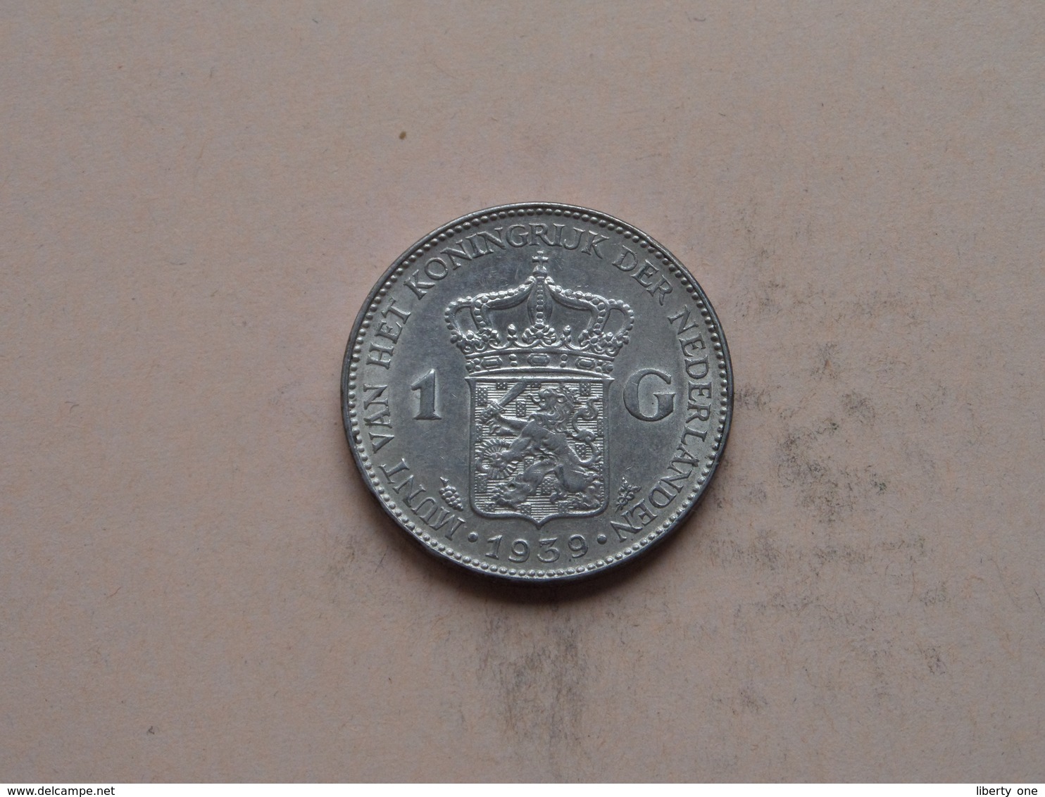 1939 - 1 Gulden (828) > ( Uncleaned Coin / For Grade, Please See Photo ) Silver / Silver / Argent ! - 1 Gulden