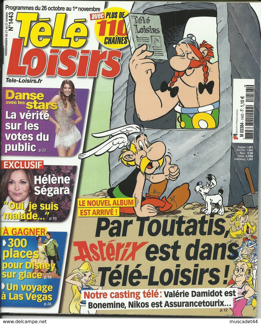 TELE LOISIRS PAR TOUTATIS ASTERIX EST DANS TELE LOISIRS OBELIX ASSURANCETOURIX - 1950 à Nos Jours