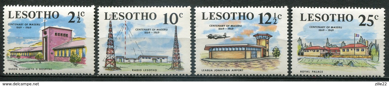 Lesotho Mi# 67-70 Postfrisch MNH - Raidio Airplane - Lesotho (1966-...)