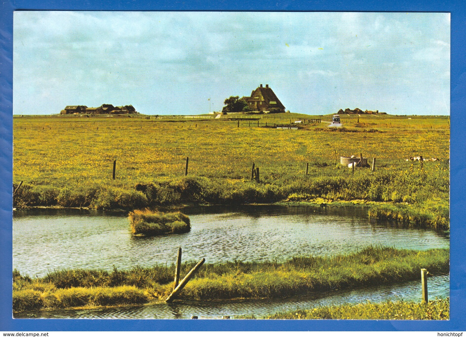 Deutschland; Hallig Hooge; Kirchwarft - Halligen