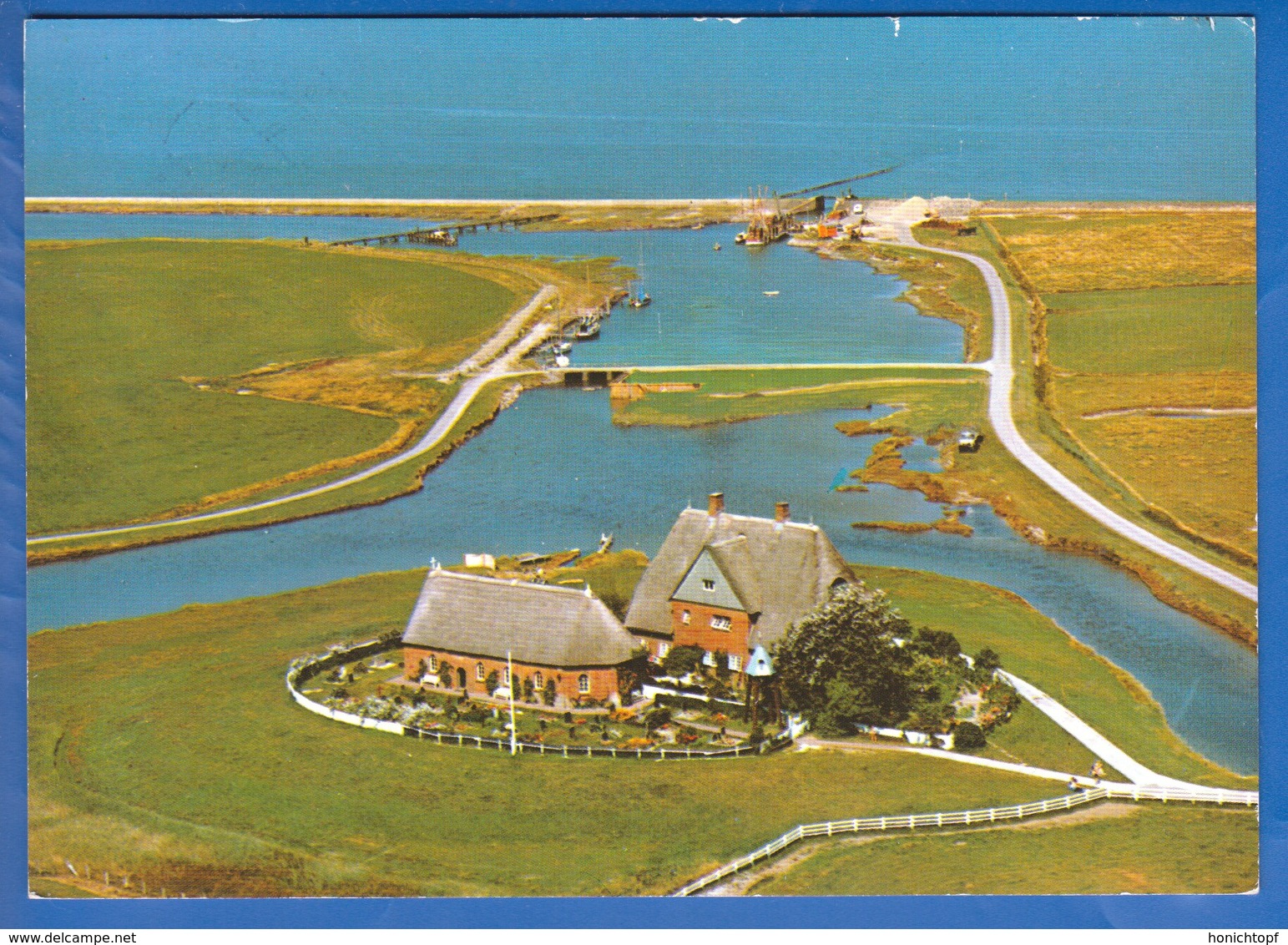 Deutschland; Hallig Hooge; Kirchwarft - Halligen