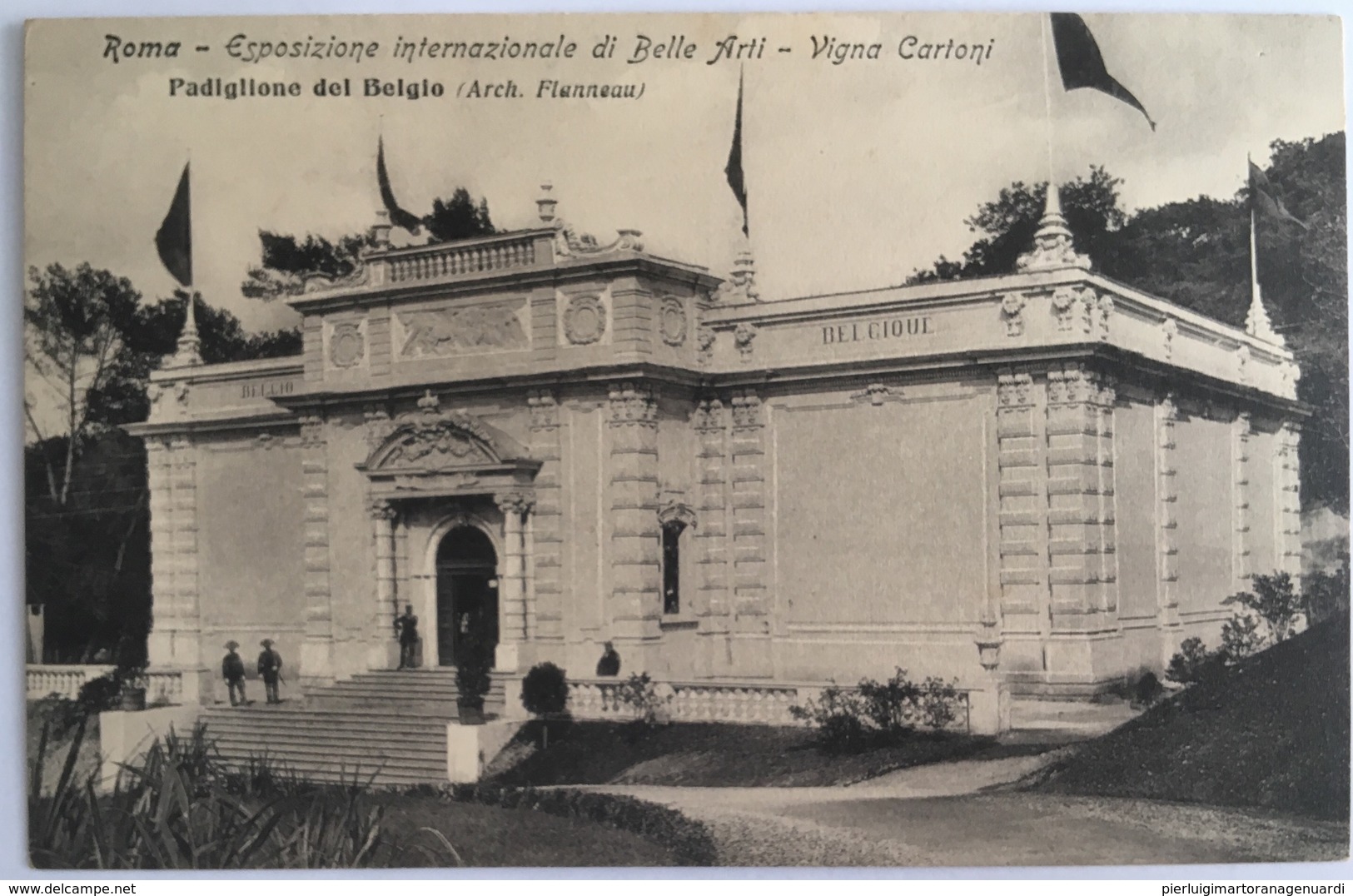 V 72655 Roma - Esposizione Internazionale Di Belle Arti - Vigna Cartoni - Padiglione Del Belgio - Ausstellungen