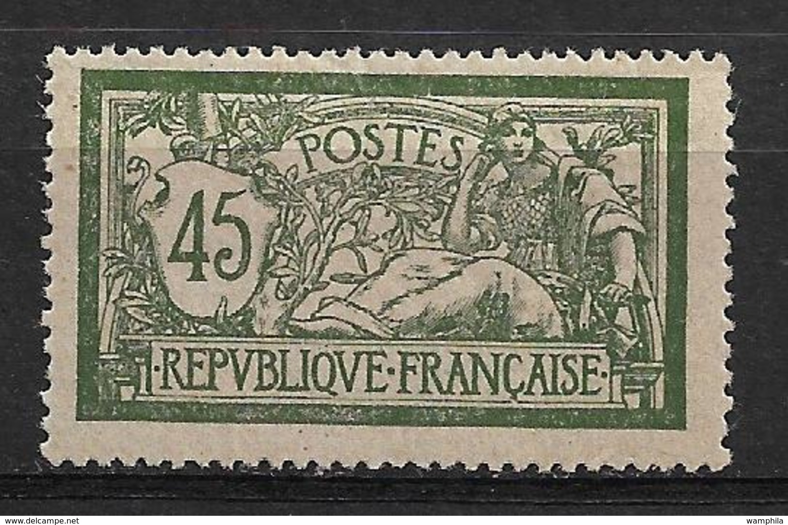 France N°143a* Sans Teinte De Fond, Cote1100€. - Unused Stamps