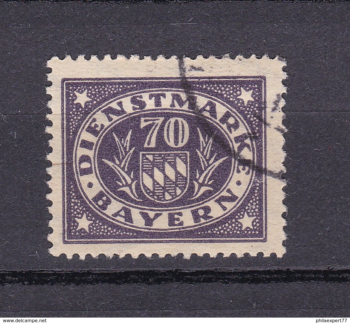 Bayern - Dienstmarken - 1920 - Michel Nr. 52 - Gest. - 36 Euro - Sonstige & Ohne Zuordnung