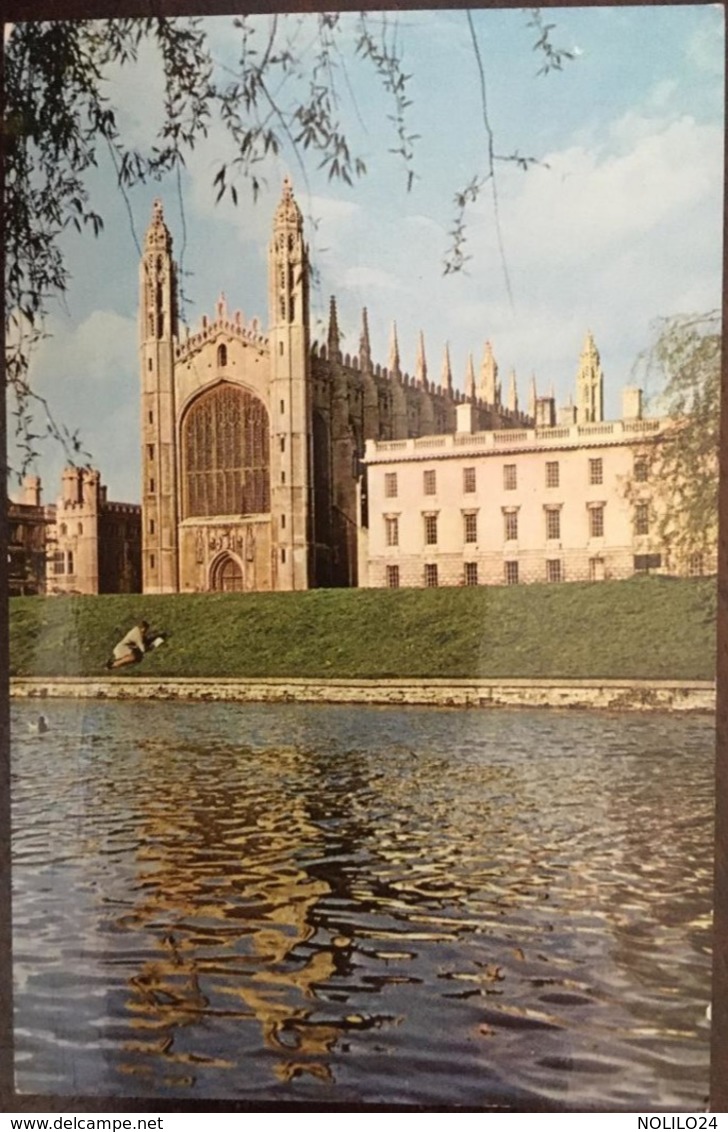 Cpsm, King's College, Cambridge,Chapel And Gibbs' Building, écrite En1970, éd Jarrold & Sons, England,Angleterre - Cambridge