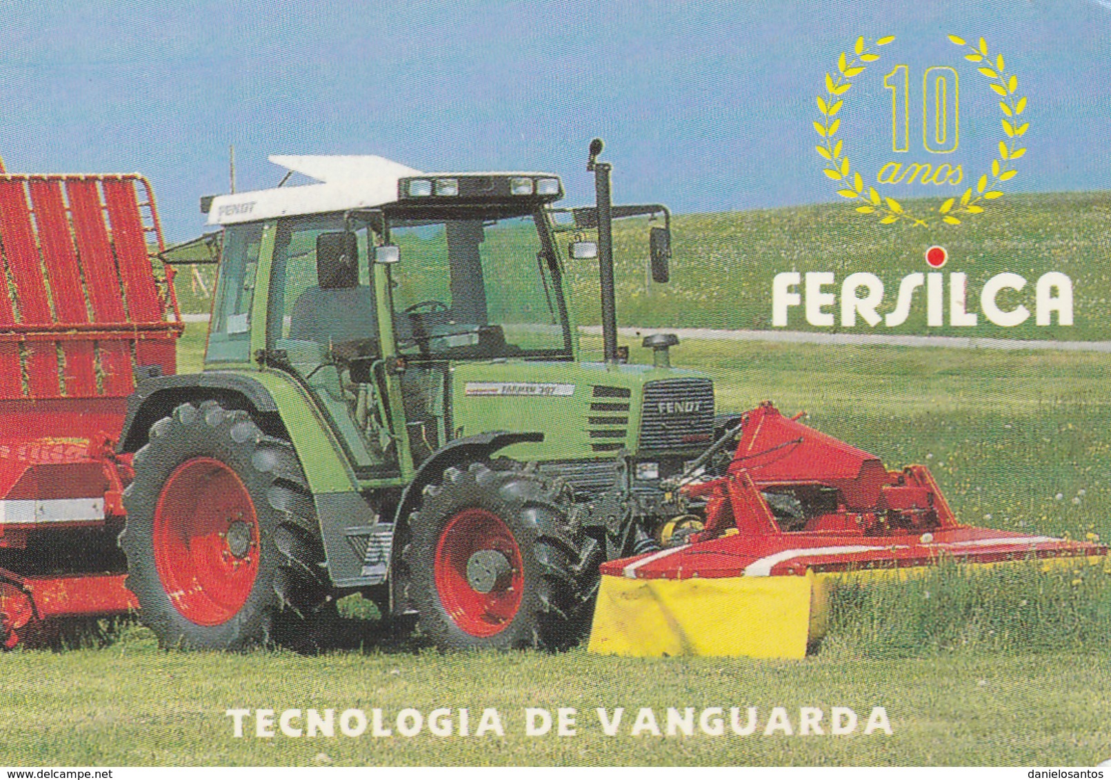 1994 Pocket Poche Calendar Calandrier Calendario Portugal Tractor Tracteur Fersilca Albergaria-a-velha - Klein Formaat: 1991-00
