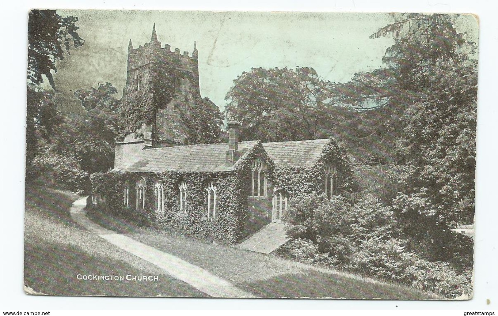 Devon Cockington Church Dainty Series Unused  Postcard - Paignton