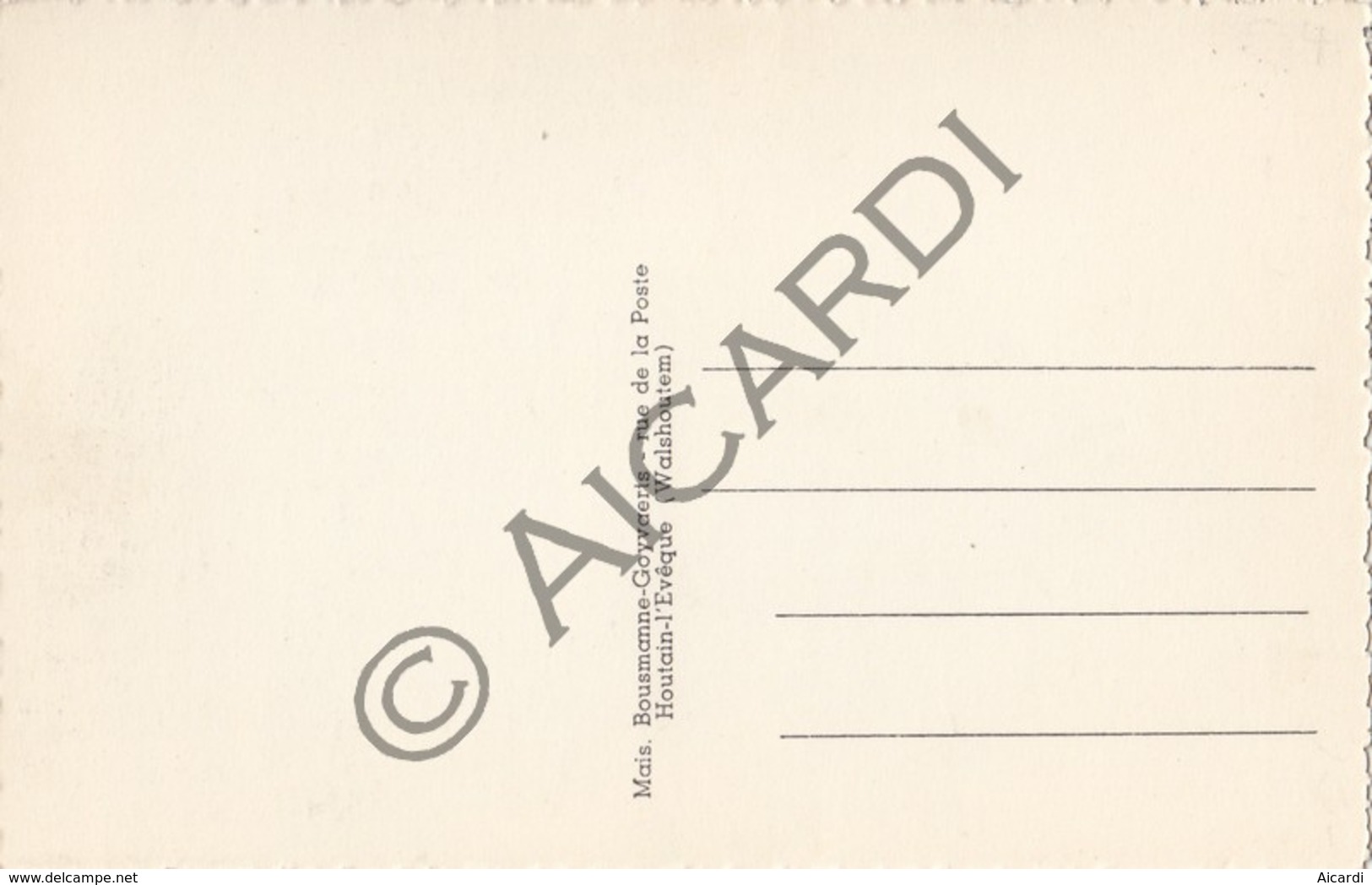 Postkaart-Carte Postale WALSHOUTEM Ecole Comunale   (B410) - Landen