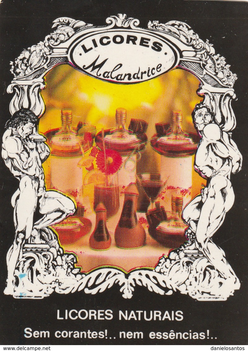 1990 Pocket Calendar Calandrier Calendario Portugal Bebidas Beverages Boissons Licores Naturais - Small : 1981-90