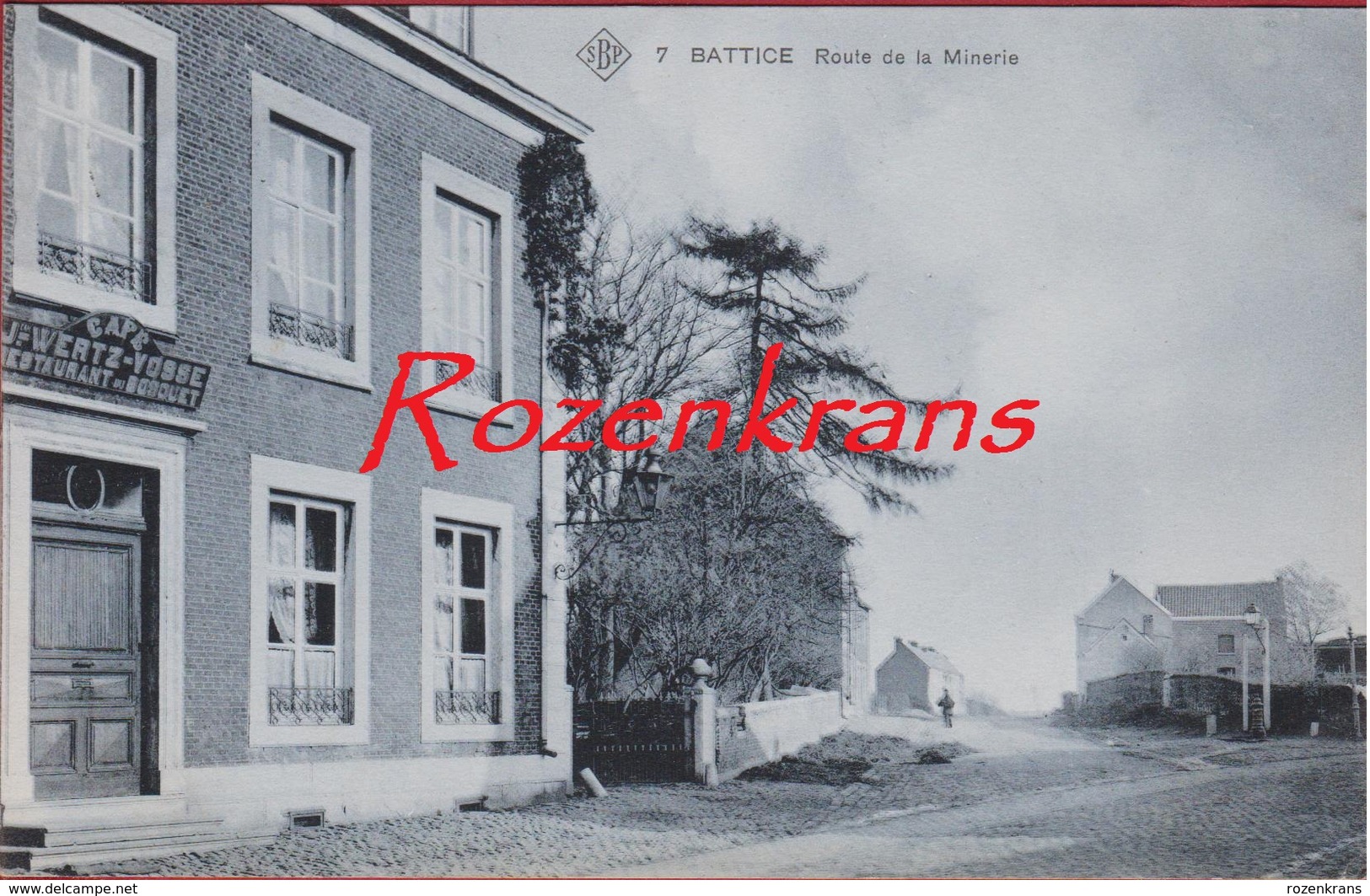 Battice Herve - Route De La Minerie CPA RARE 1907 (En Très Bon état) (In Zeer Goede Staat) - Herve