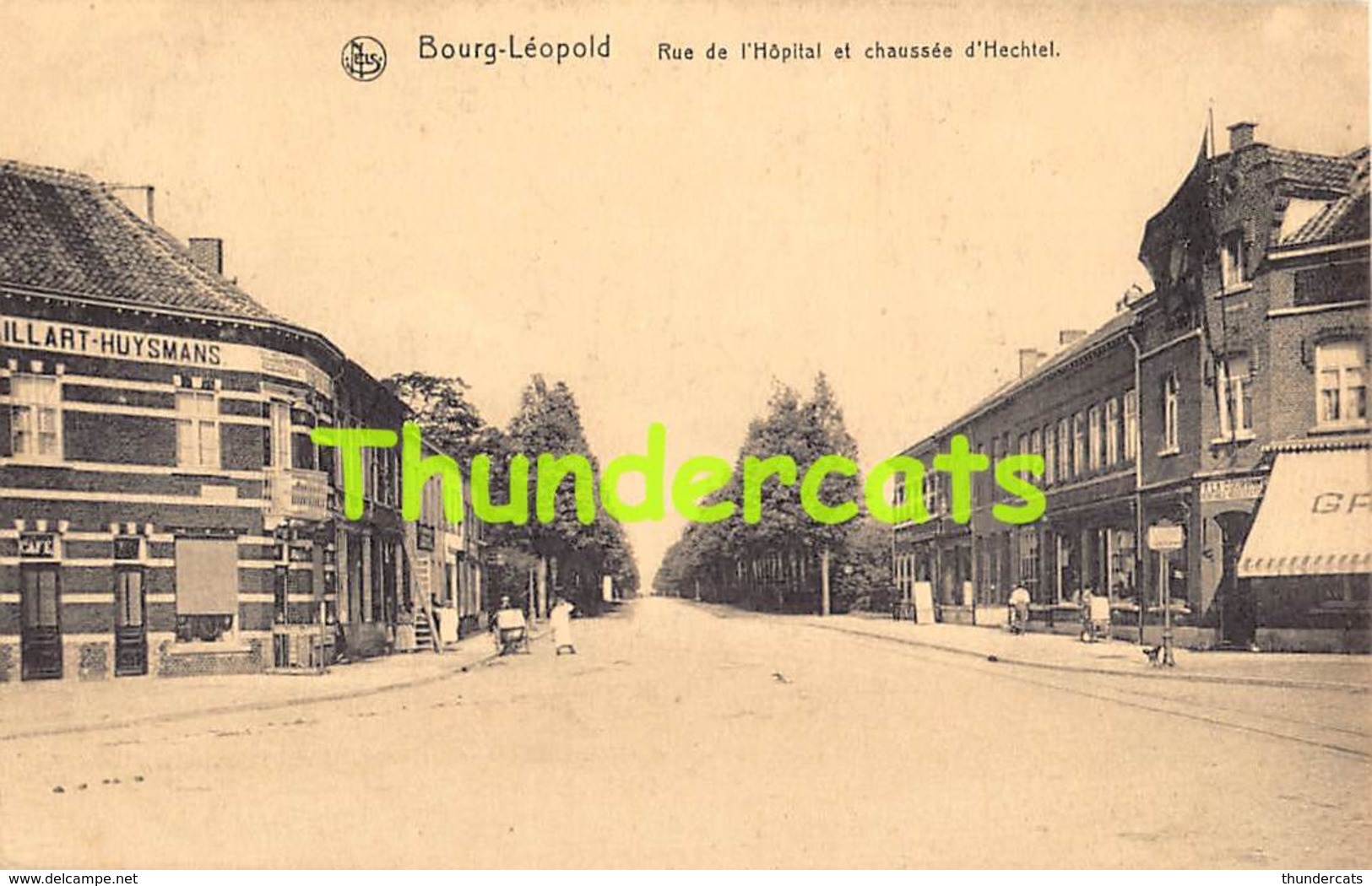 CPA BOURG LEOPOLD RUE DE L'HOPITAL ET CHAUSSEE D'HECHTEL - Leopoldsburg