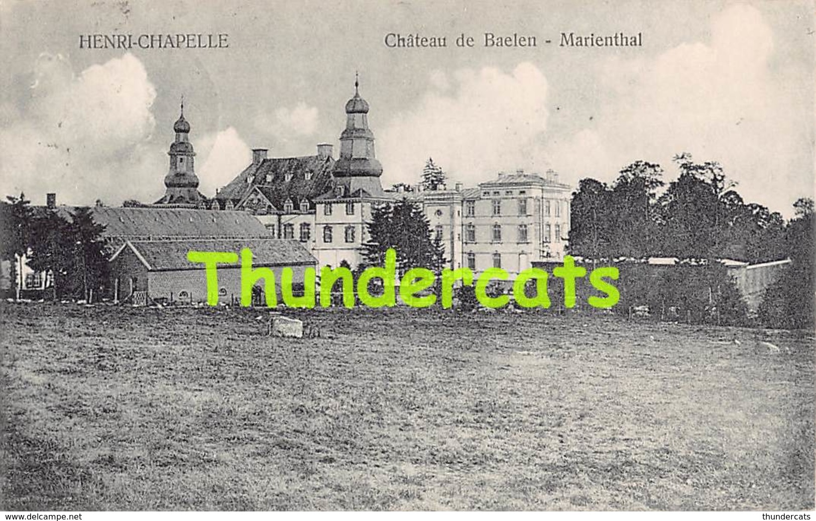 CPA HENRI CHAPELLE CHATEAU DE BAELEN MARIENTHAL - Welkenraedt