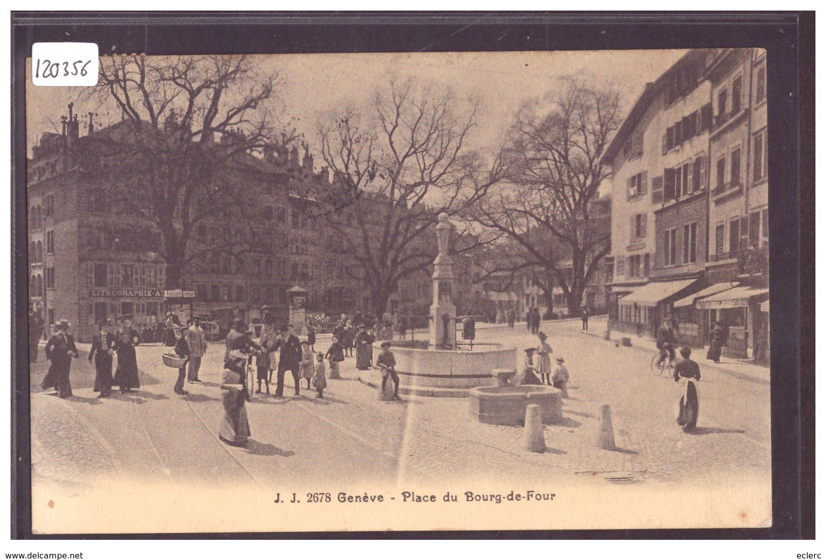 GENEVE - PLACE DU BOURG DE FOUR - TB - Genève