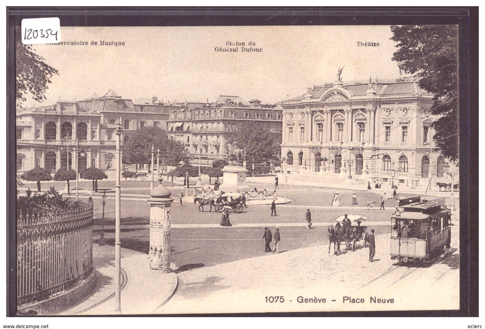 GENEVE - PLACE NEUVE - TRAMWAY - TB - Genève