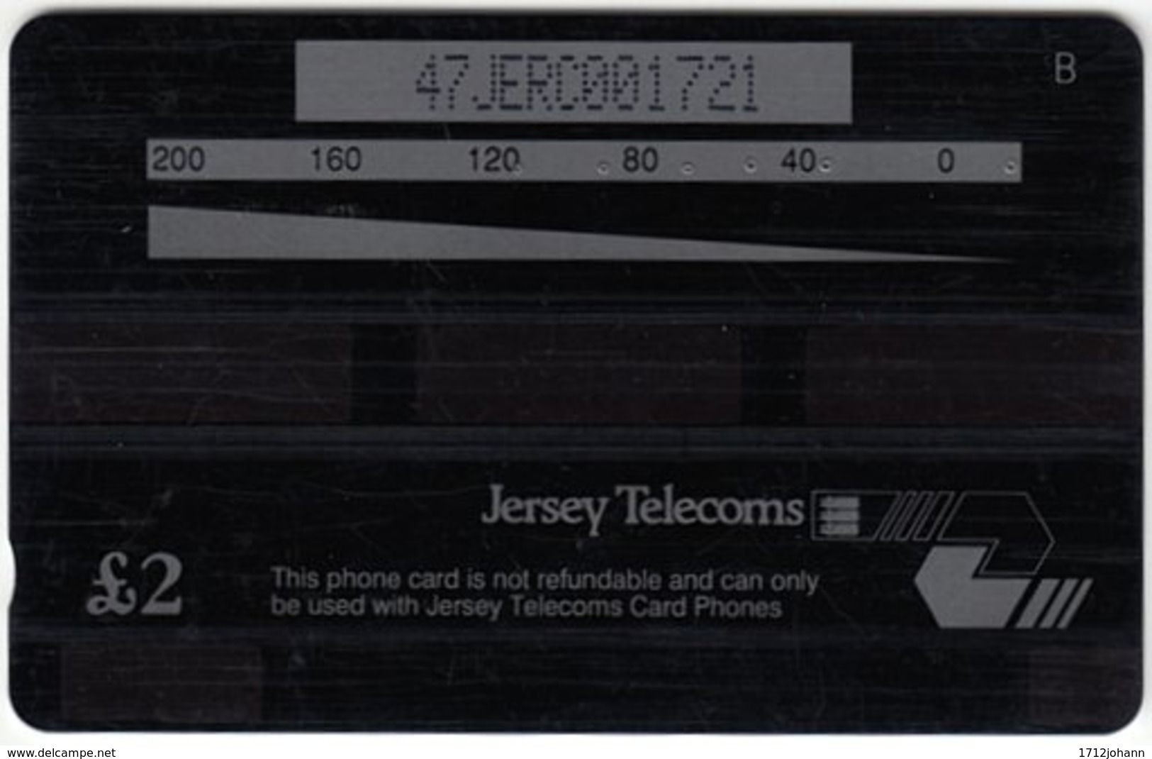 JERSEY A-369 Magnetic Telecom - 47JERC - Used - [ 7] Jersey Und Guernsey