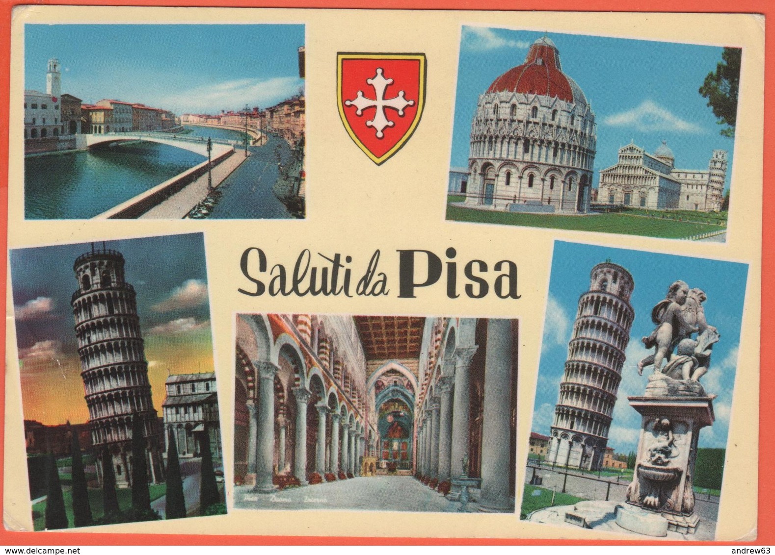 ITALIA - ITALY - ITALIE - 1970 - 25 Siracusana - Pisa - Multivues - Viaggiata Da Forte Dei Marmi Per Rubiera - Pisa