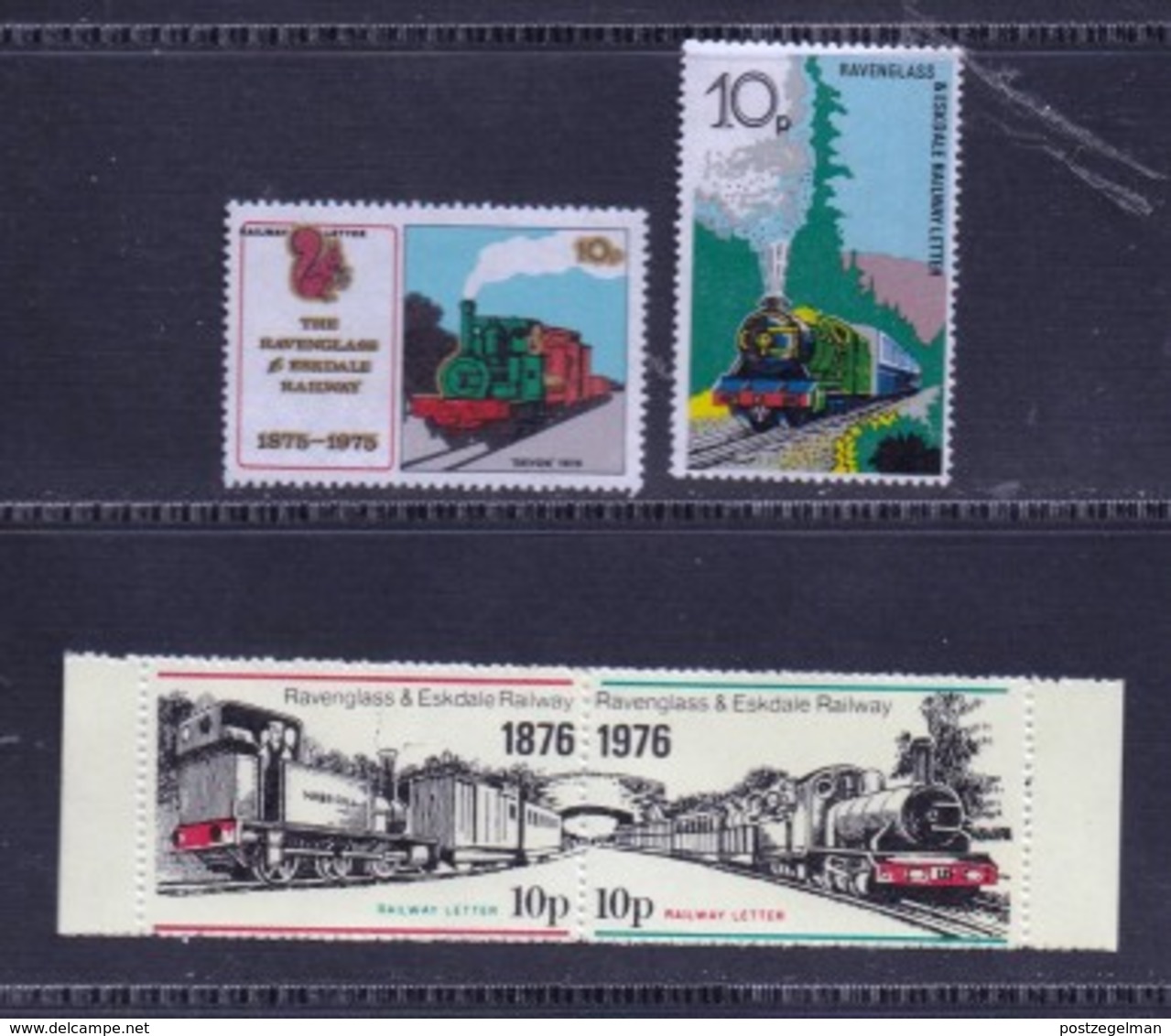 UK, 1976, Unofficial MNH Stamps Ravenclass Railwayv, Scannr. #9473 - Non Classés