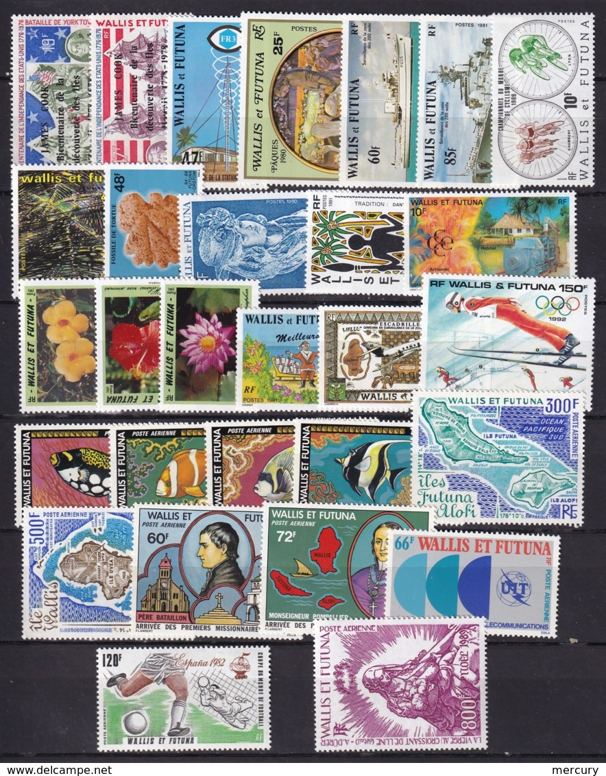 WALLIS Et FUTUNA - Bon Lot De Neufs TTB Entre 1976 Et 1992 - 2 Scans - Lots & Serien