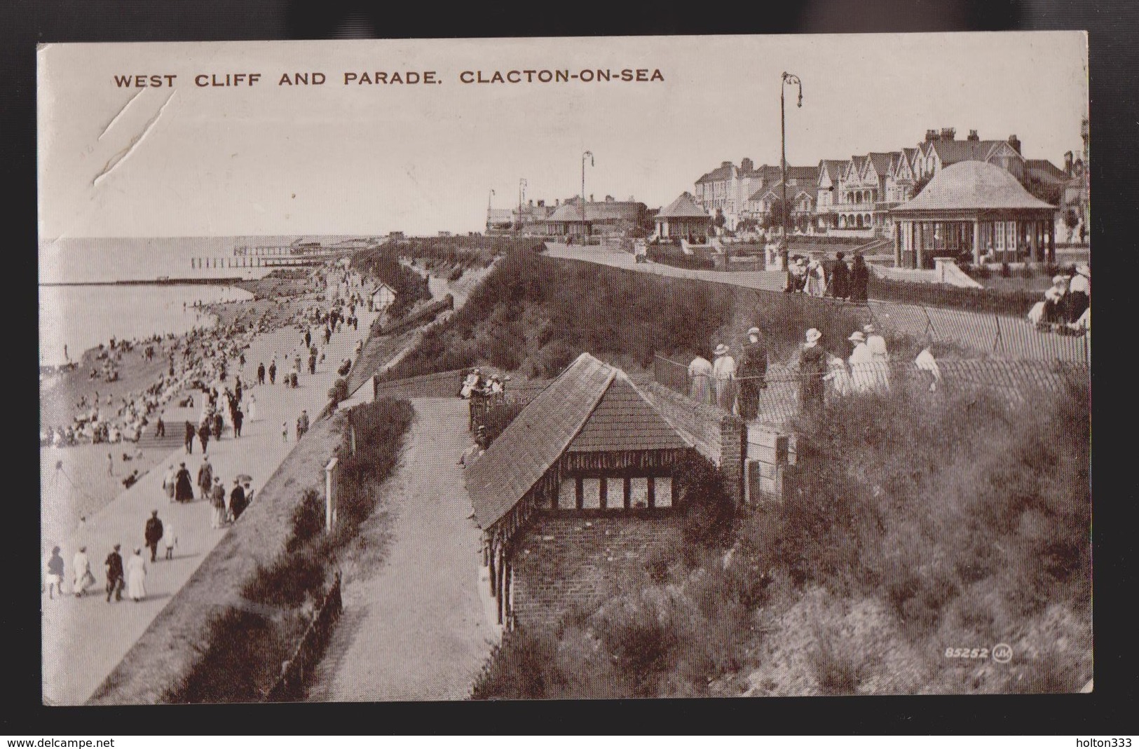 West Cliff & Parade, Clacton-On-Sea Real Photo - 1920s - Used - Clacton On Sea
