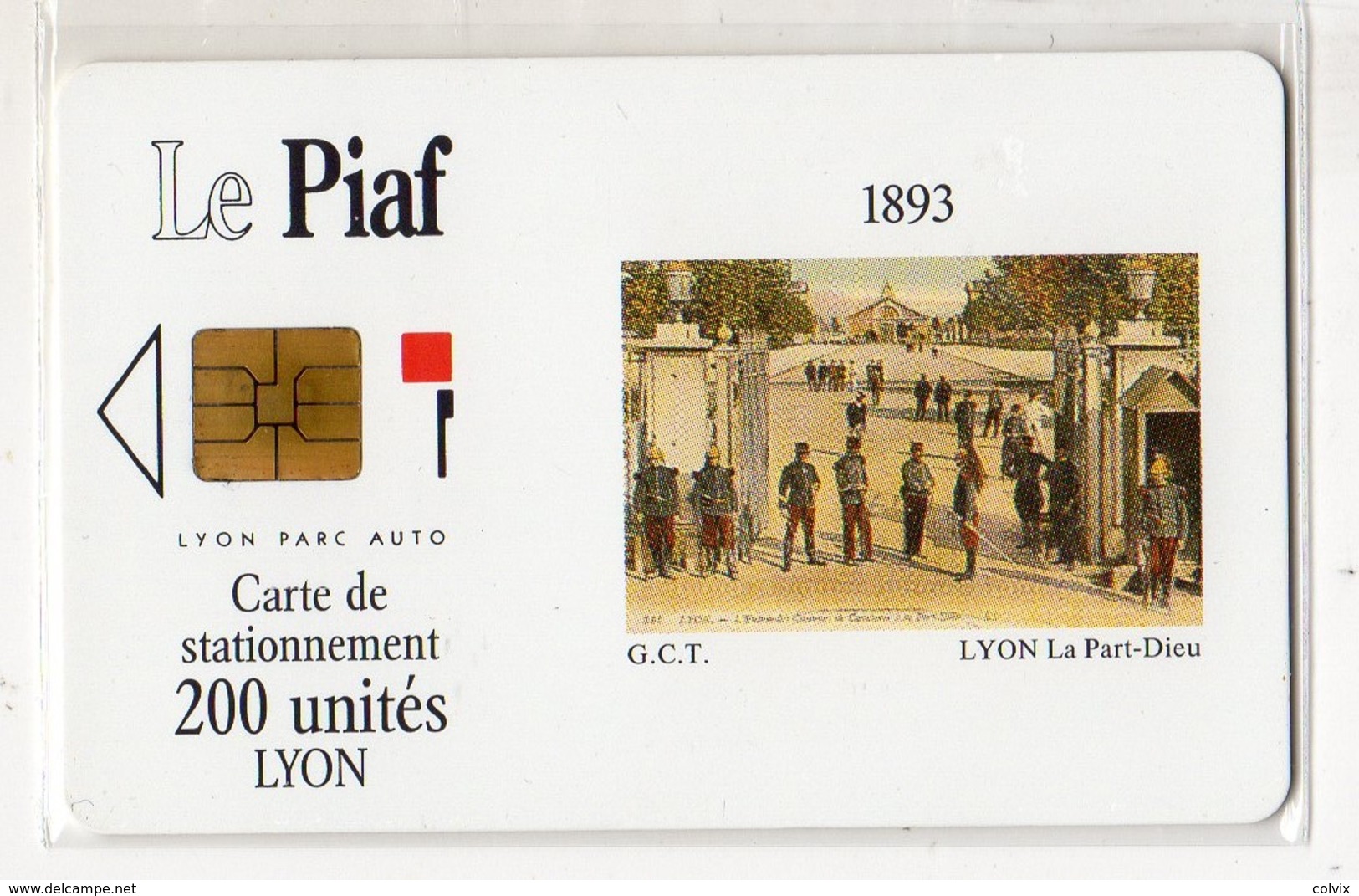 PIAF LYON - Ref PASSION PIAF 69000-12  La Part Dieu - Cartes De Stationnement, PIAF