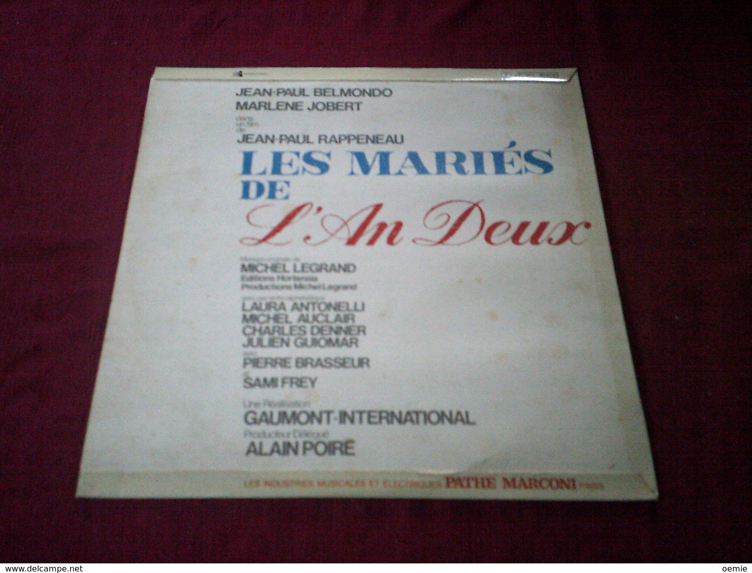 LES MARIES DE L'AN DEUX   BANDE ORIGINAL DE FILM DE JEAN PAUL RAPPENEAU  MUSIQUE DE MICHEL LEGRAND - Musique De Films