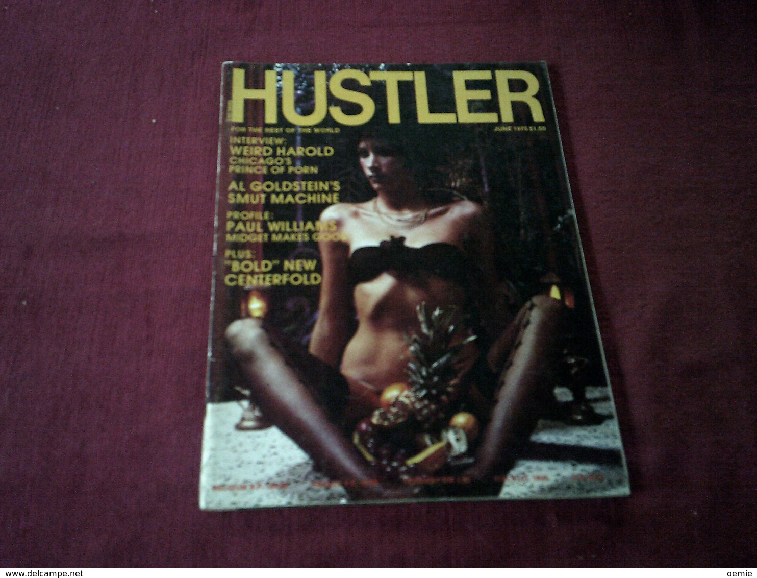 HUSTLER    VOL 1  N° 12  JUNE 1975 - Pour Hommes