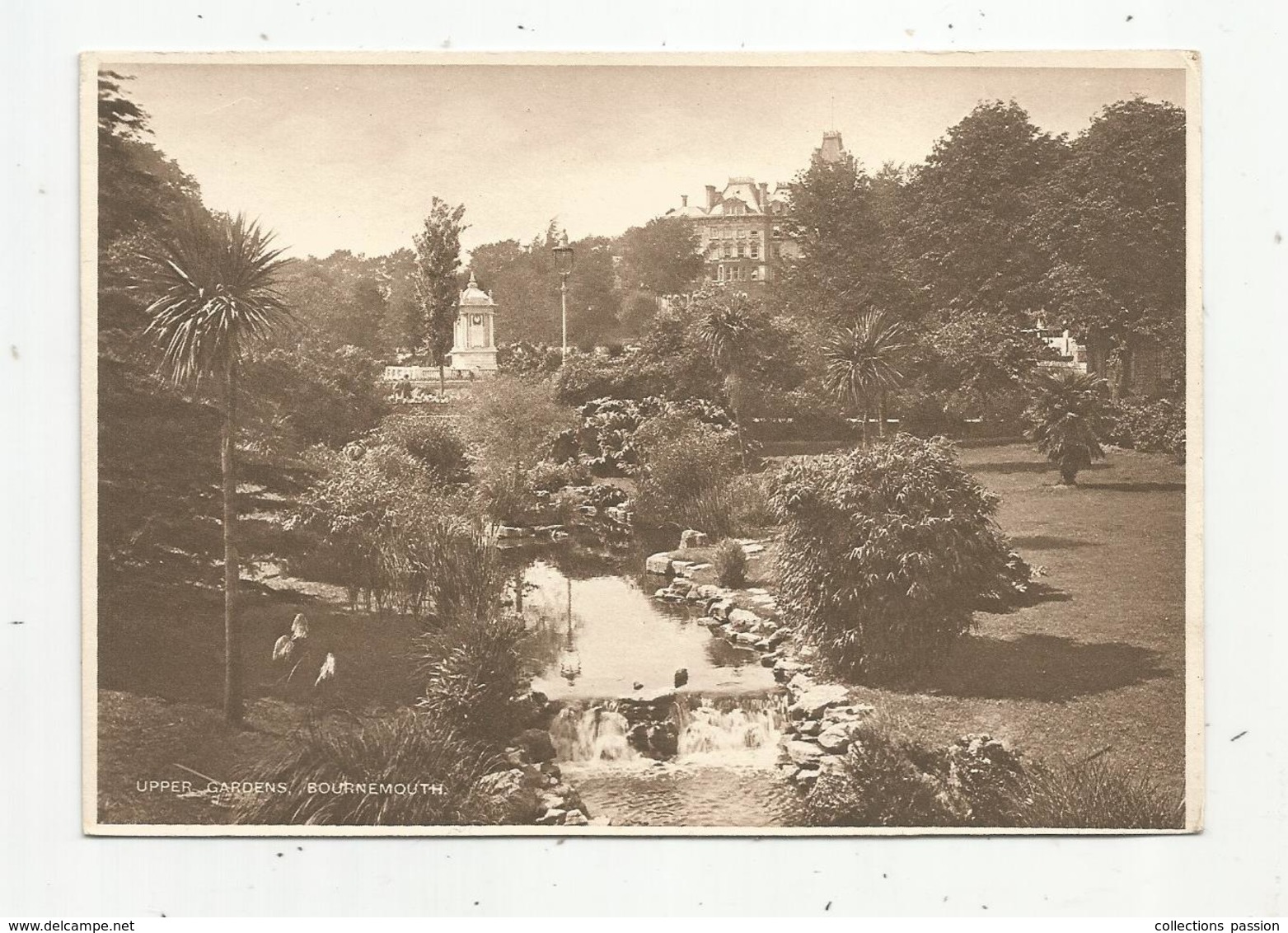 Cp, Angleterre , BOURNEMOUTH , UPPER GARDENS , Vierge - Bournemouth (a Partire Dal 1972)