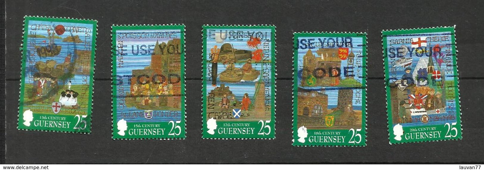 Guernesey N°771, 773, 775, 776, 778 Cote 6.25 Euros - Guernsey