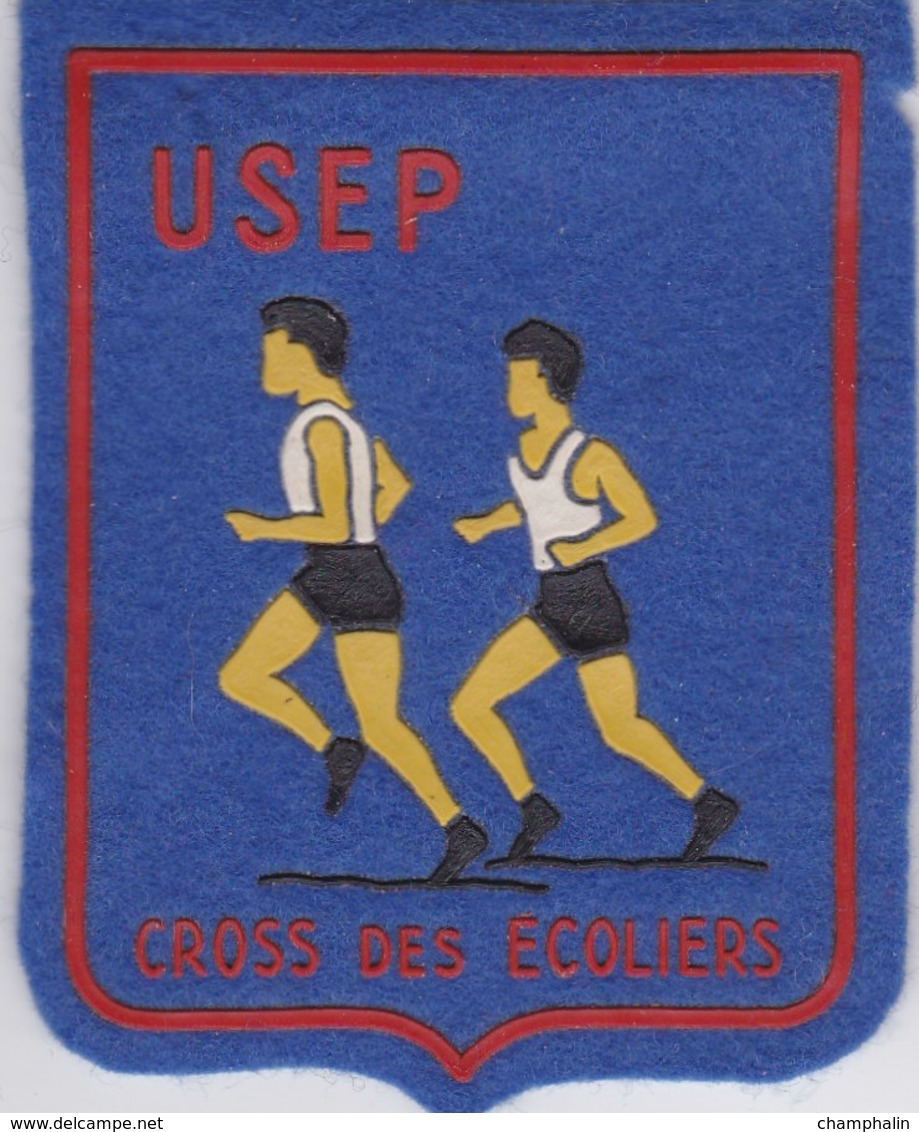 Ecusson Tissu - USEP - Cross Des Ecoliers - Athlétisme - Sport - Compétition - Patches