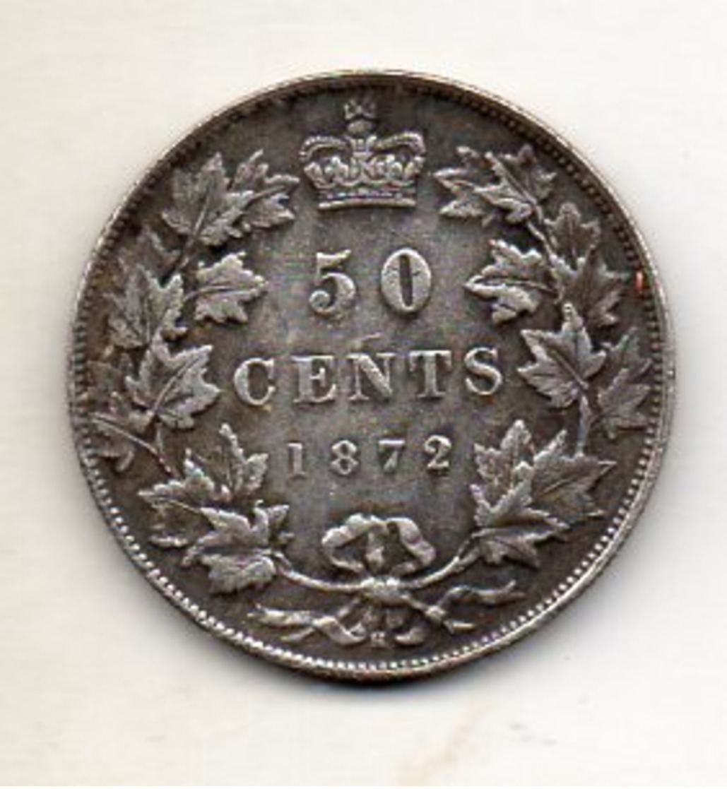 CANADA : 50 Cts 1872 - Canada