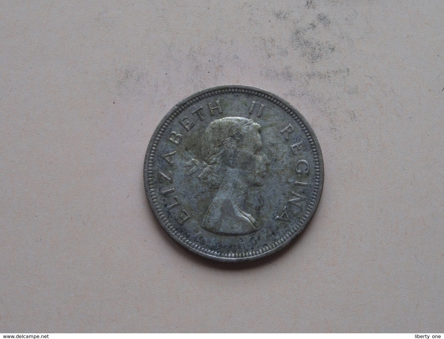 1953 > 2 1/2 Shilling ( KM 51 ) > ( Uncleaned Coin / For Grade, Please See Photo ) Silver / Silver / Argent ! - South Africa