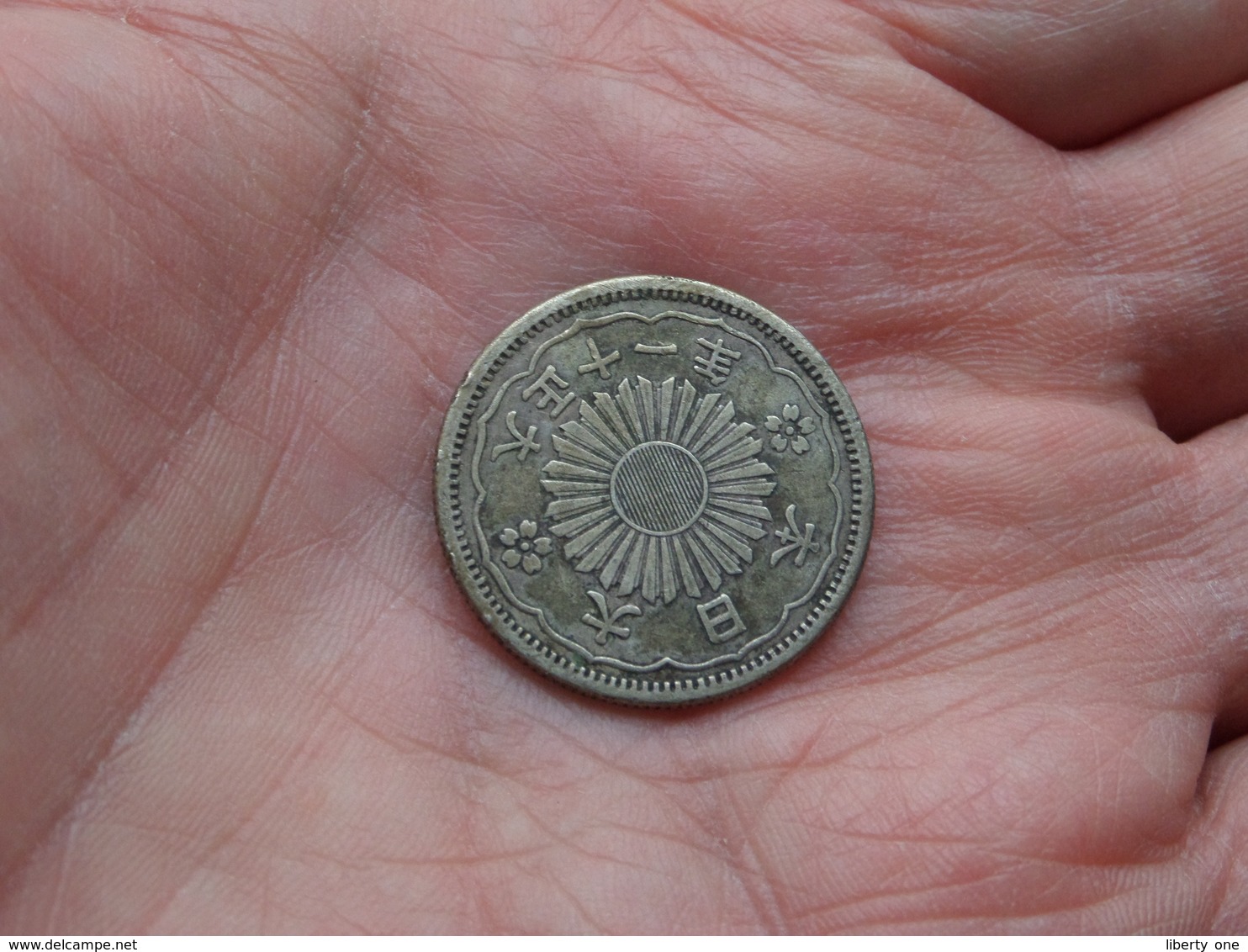 50 SEN ( Y#46) > ( Uncleaned Coin / For Grade, Please See Photo ) Silver / Argent ! - 1859-1909: Indian Head