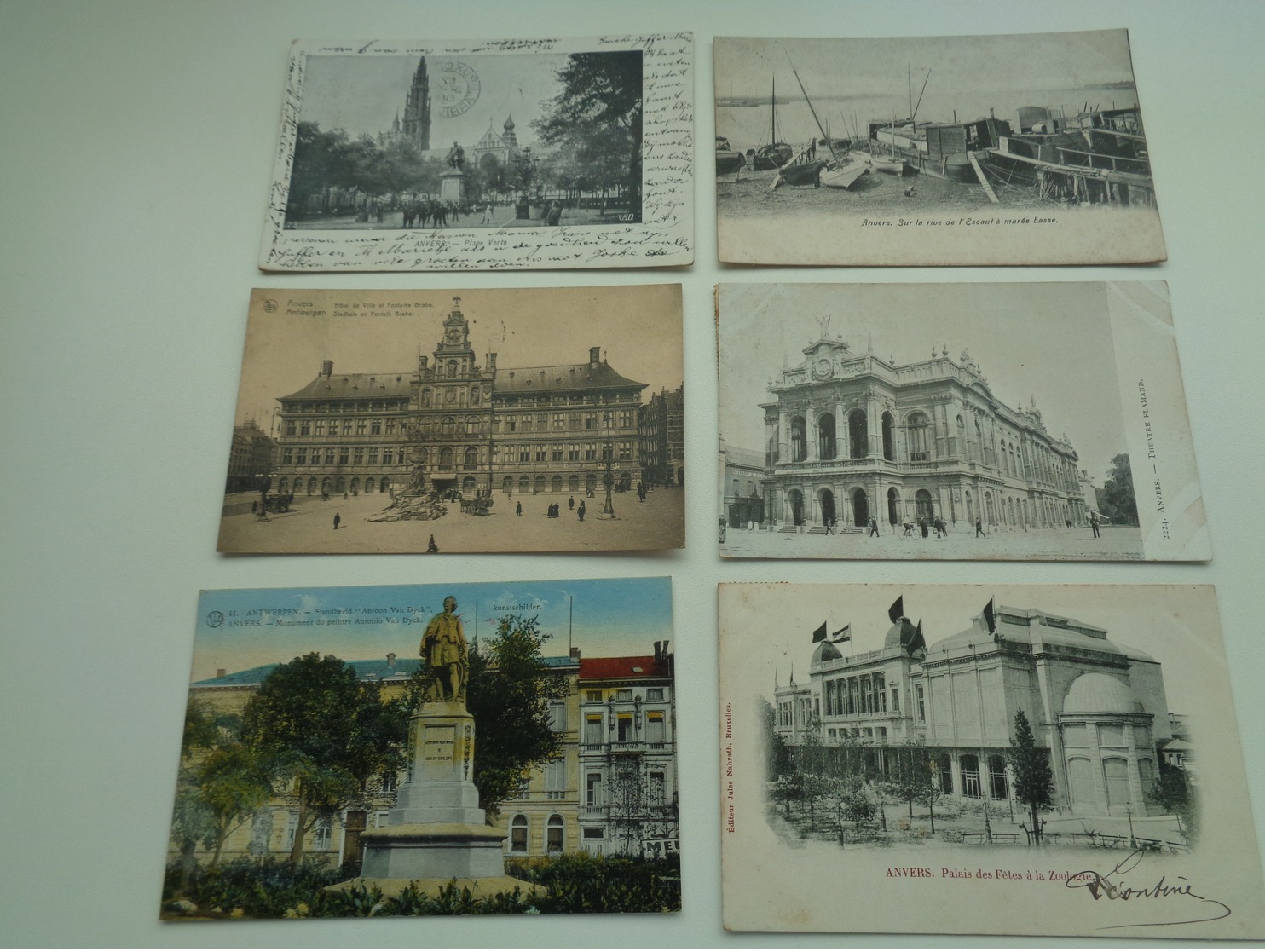 Lot De 60 Cartes Postales De Belgique  Anvers     Lot Van 60 Postkaarten Van België  Antwerpen - 60 Scans - 5 - 99 Cartes