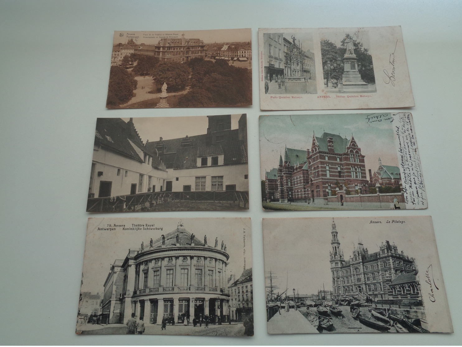 Lot de 60 cartes postales de Belgique  Anvers     Lot van 60 postkaarten van België  Antwerpen - 60 scans