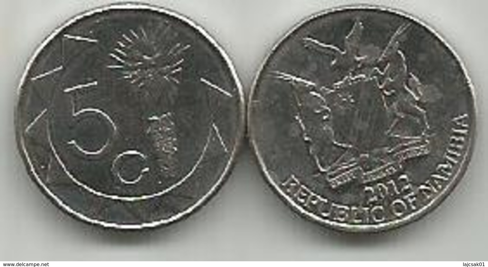 Namibia 5 Cents 2012. KM#1 - Namibie