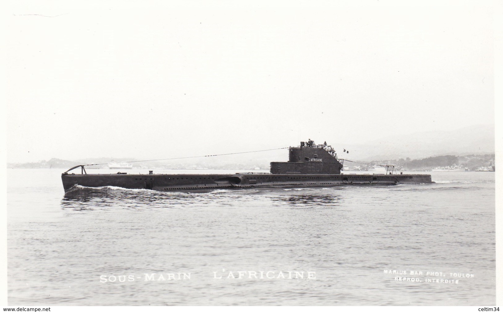 SOUS  MARIN   --   L' AFRICAINE - Submarines