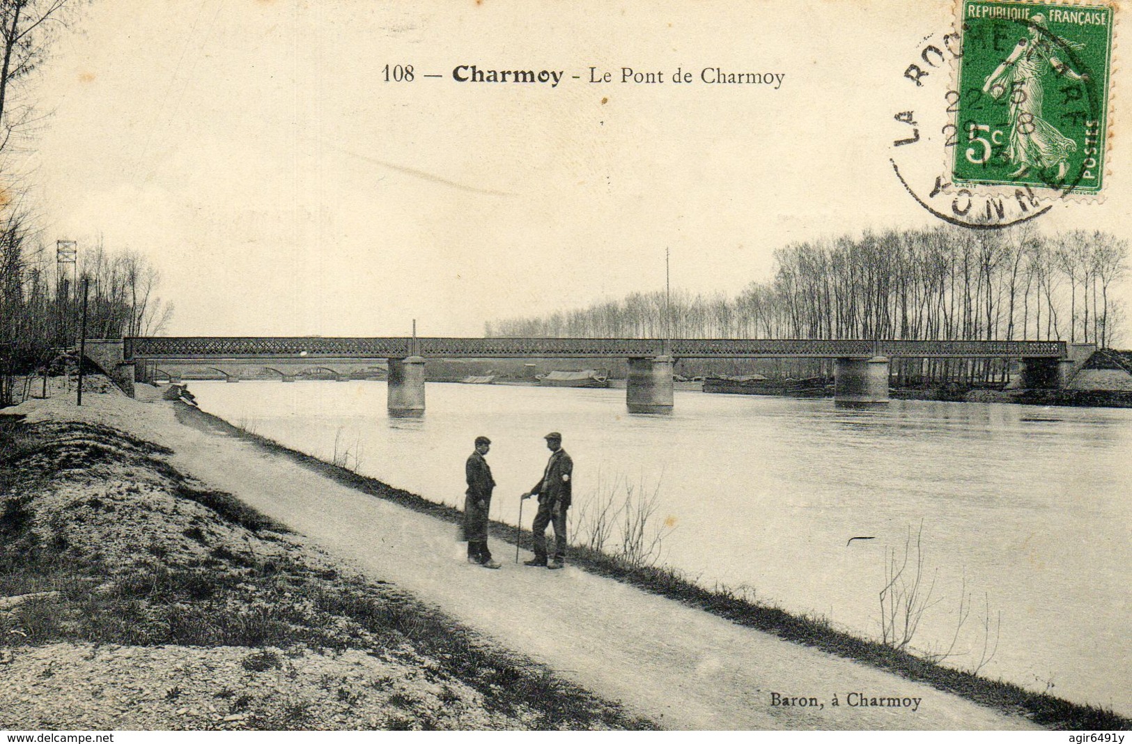 - CHARMOY (89) - Le Pont  (animée) -16491- - Charmoy