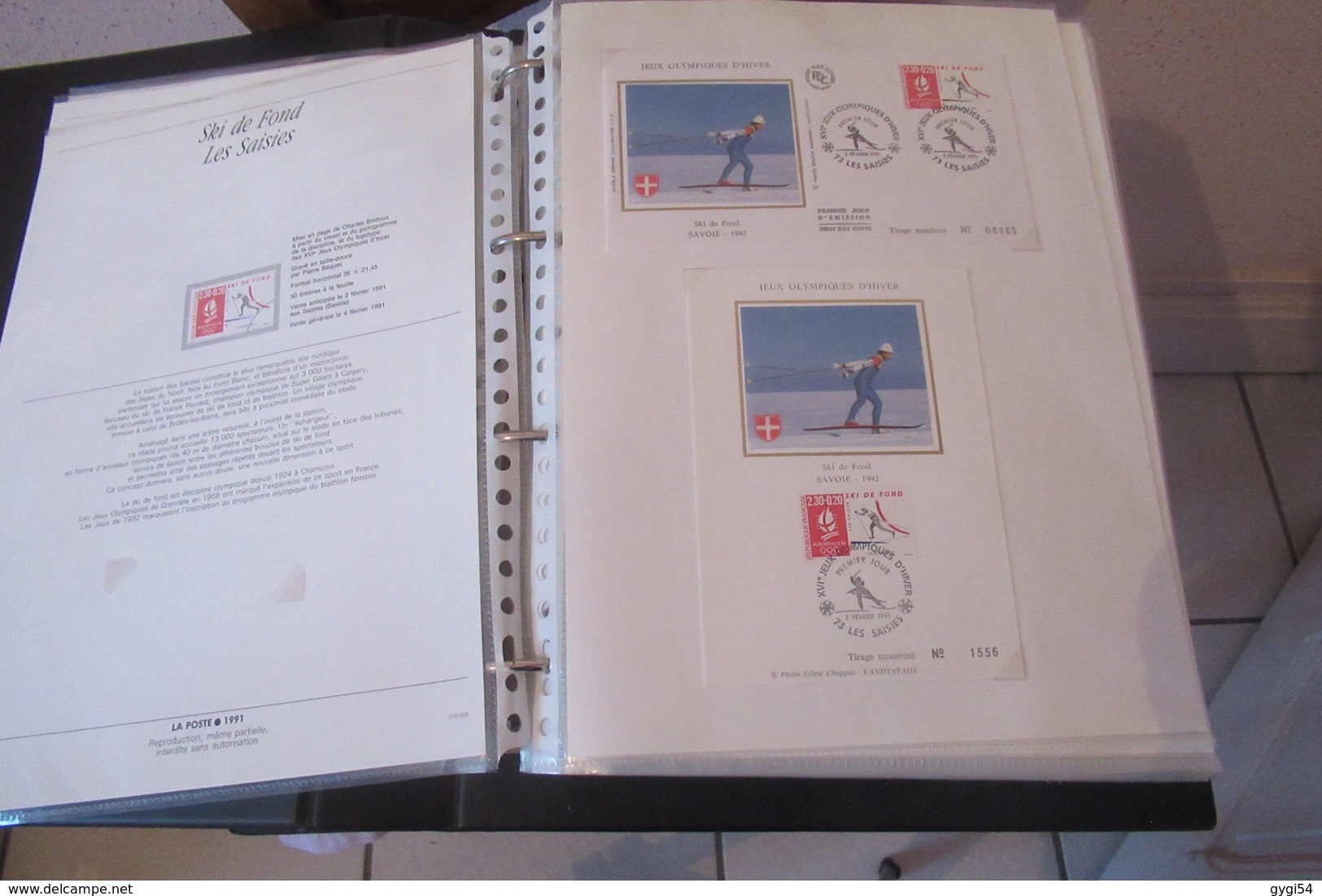 France 1991  1 Notice  1 1er Jour , Une Carte Max  Sur 40 Scans - Collections (with Albums)