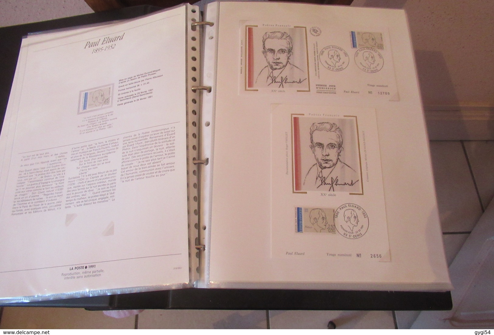 France 1991  1 Notice  1 1er Jour , Une Carte Max  Sur 40 Scans - Collections (en Albums)