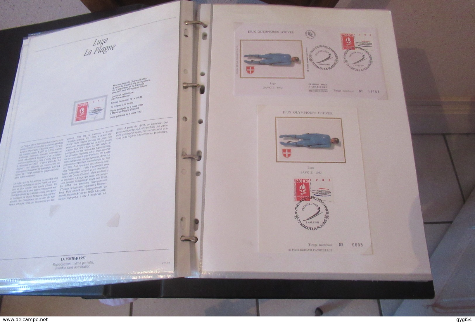 France 1991  1 notice  1 1er jour , une carte Max  sur 40 scans