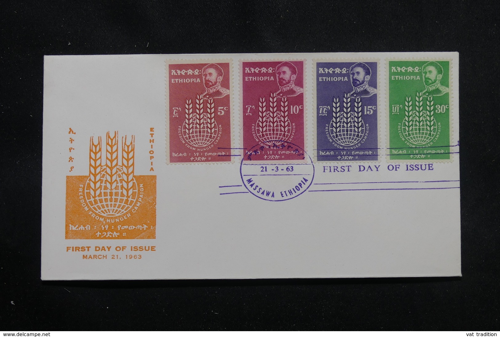 ETHIOPIE - Enveloppe FDC En 1963 - L 56323 - Ethiopie