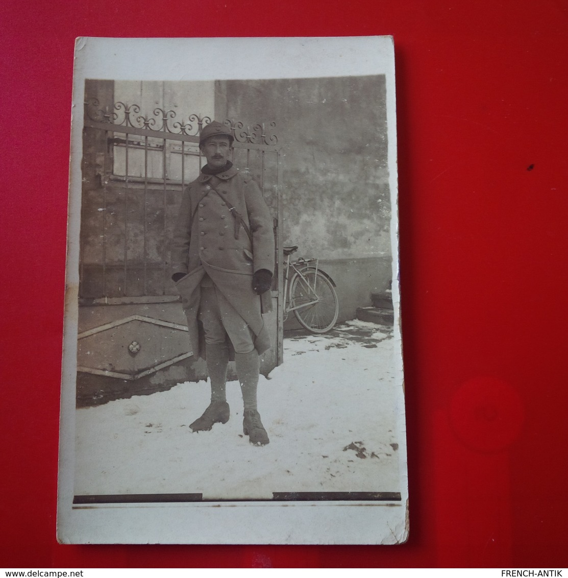 CARTE PHOTO DANNEMARIE 1916 UN SOLDAT - Dannemarie