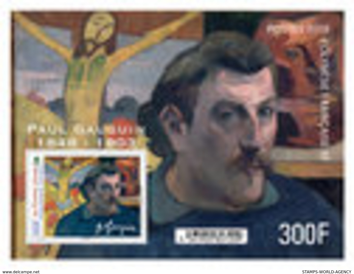 2018-09- FRENCH POLYNESIA  Stamps Face Value Price PAUL GAUGUIN  BF  1V      MNH** - Neufs