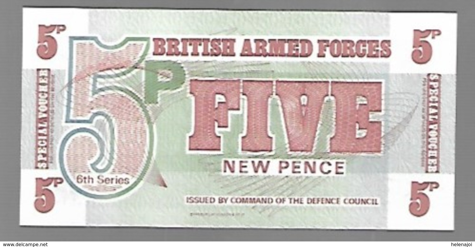 Grande Bretagne - British Armed Forces & Special Vouchers