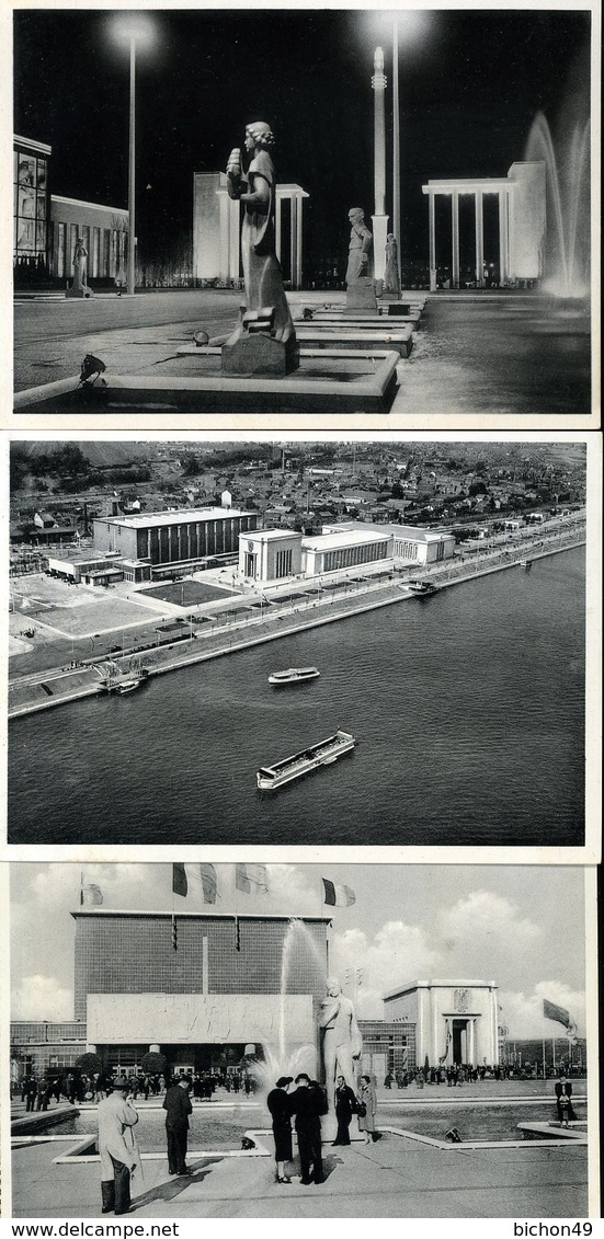 Exposition Internationale De Liège 1939 Lot De 21 Cartes Postales Carte Officielle Officieele Kaart Van De International - Lüttich